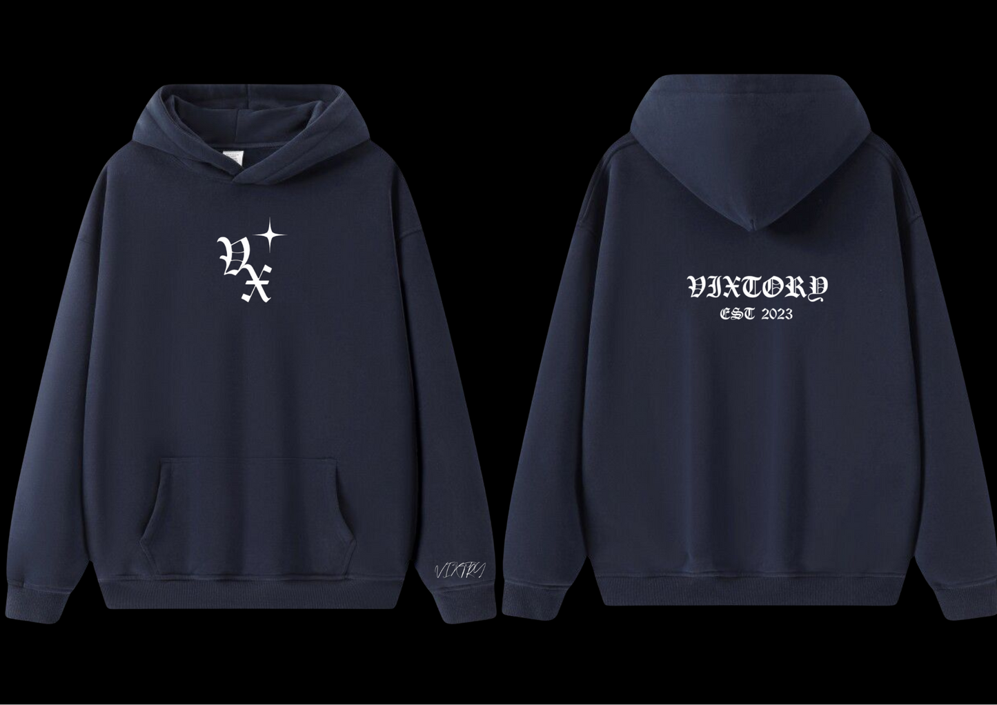 MIDNIGHT NAVY HOODIE