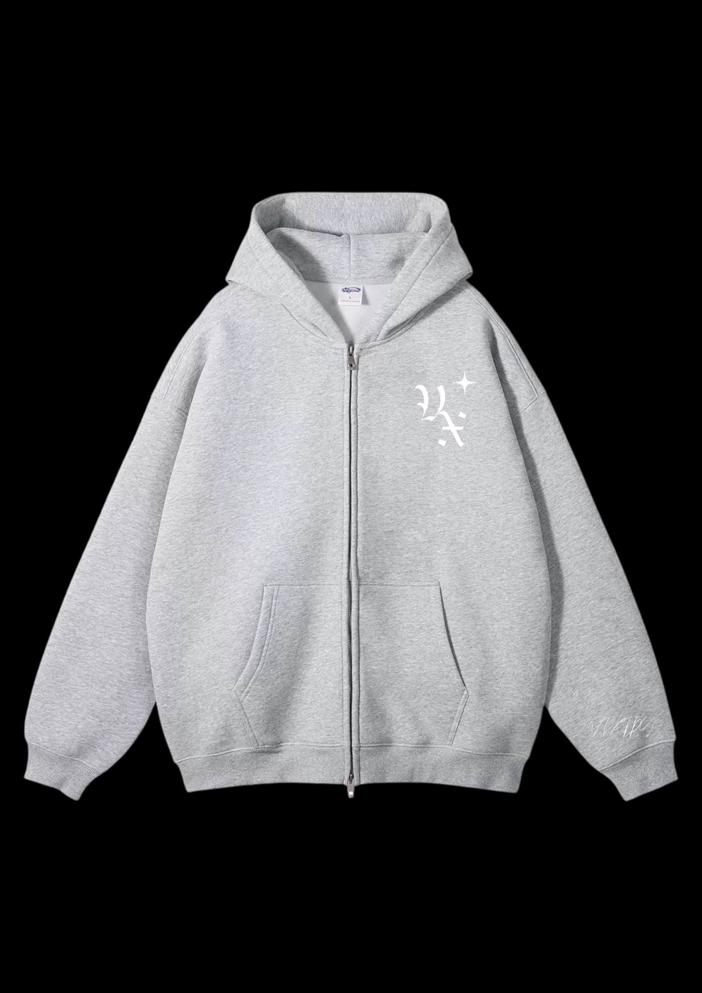 CLOUD GREY ZIPUP JACKET