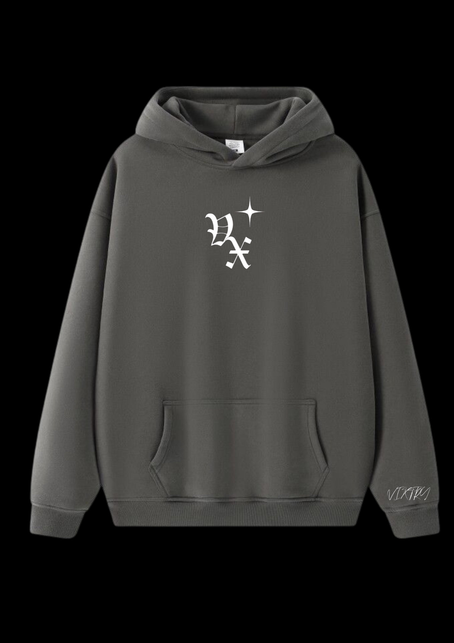 CHARCOAL GREY HOODIE