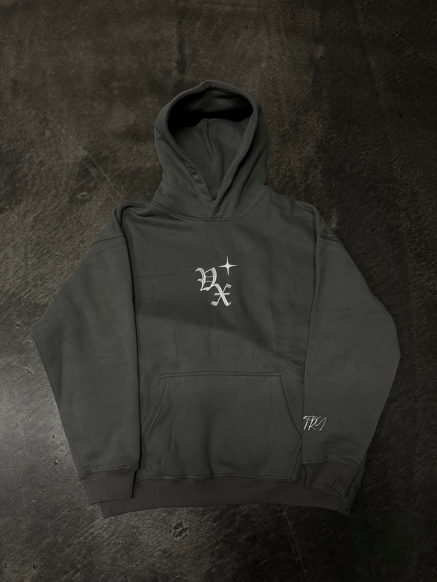 CHARCOAL GREY HOODIE