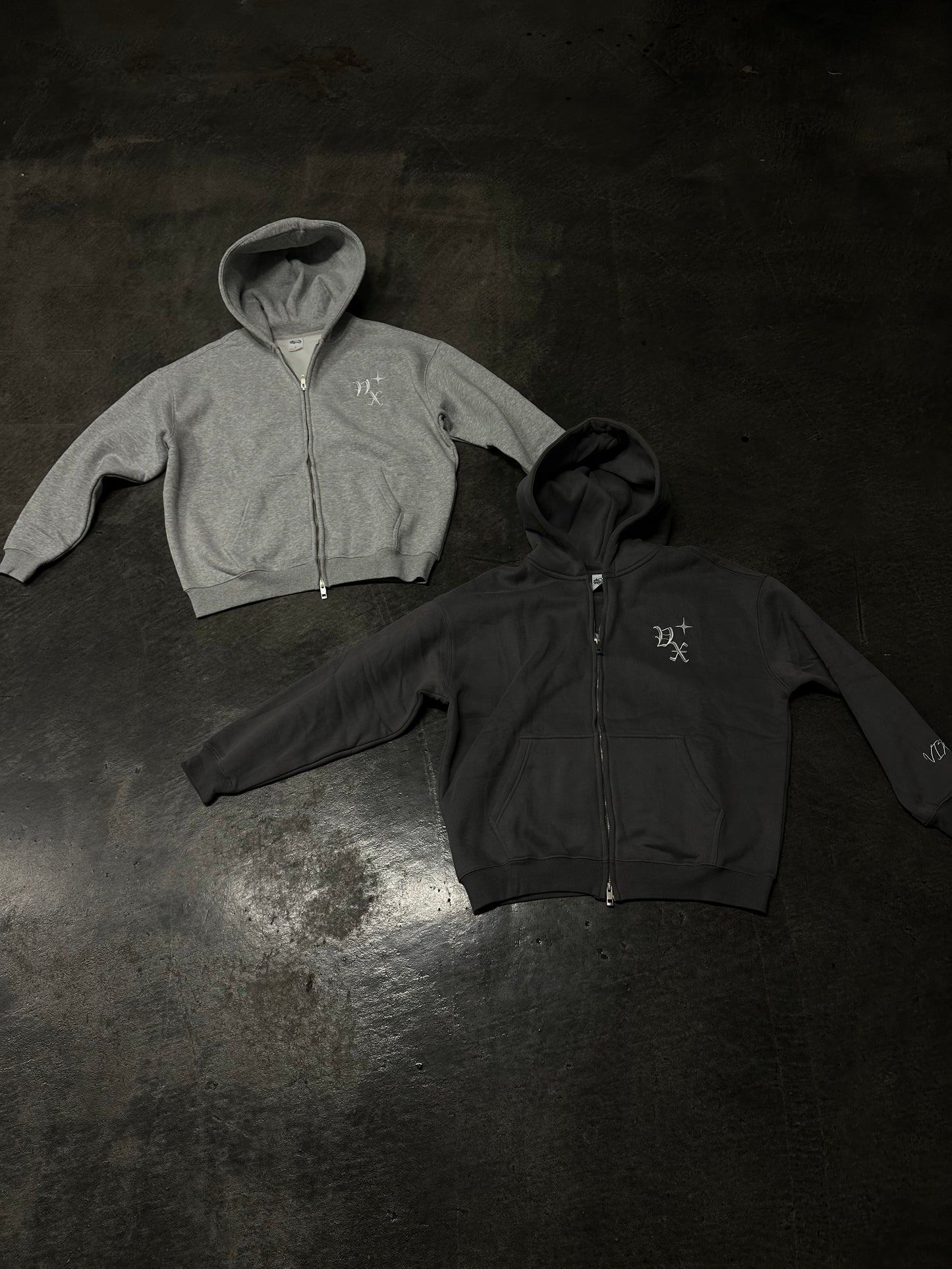 CHARCOAL GREY ZIPUP JACKET