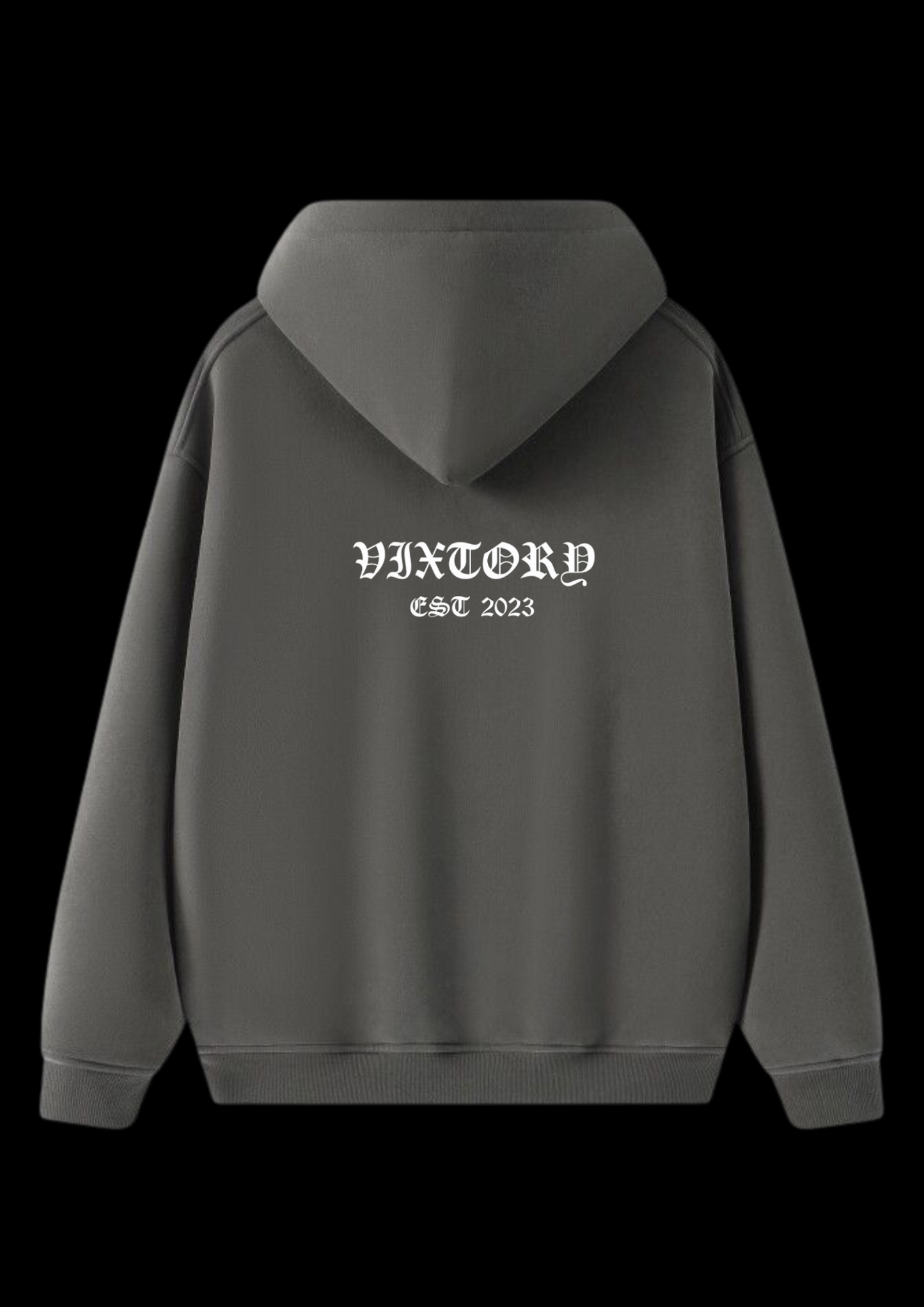 CHARCOAL GREY HOODIE