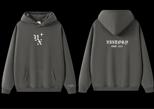 CHARCOAL GREY HOODIE